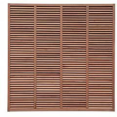 Hardhouten geschaafd tuinscherm Louvre, 180 x 180 cm.