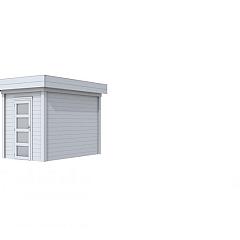 Vuren Topvision Kiekendief, 200 x 300 cm, lichtgrijs gespoten.