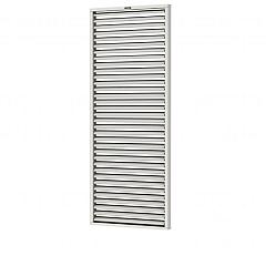 Shutterscherm Excellent vuren, 90 x 224 cm, wit gespoten.