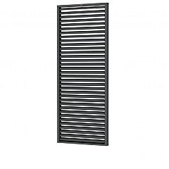 Shutterscherm Excellent vuren, 90 x 224 cm, antraciet gespoten.