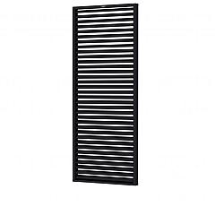 Shutterscherm Excellent vuren, 90 x 224 cm, zwart gespoten.