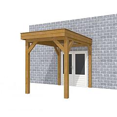 Buitenverblijf aan huis Premium I, douglas, basismodel L/A, 207x299 cm, groen geïmpregneerd.