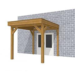 Buitenverblijf aan huis Premium I, douglas, basismodel L/B, 257x299 cm, groen geïmpregneerd.