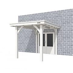 Buitenverblijf aan huis Excellent I, vuren, basismodel L/A, 207x299 cm, wit gespoten.