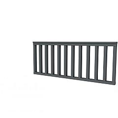 Hekwerk recht vuren type A, 178,5 x 73 cm, antraciet gespoten.
