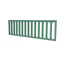 Hekwerk recht vuren type B, 228,5 x 73 cm, jungle groen gespoten.