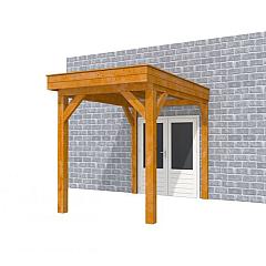 Buitenverblijf aan huis Premium I, douglas, basismodel L/A, 207x299 cm, transparant gespoten.