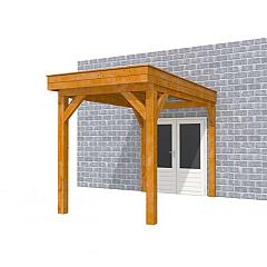 Buitenverblijf aan huis Premium I, douglas, basismodel XL/A, 207x349 cm, transparant gespoten.