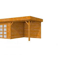 Douglas Topvision Roek, 298 x 298 en luifel 300 cm, transparant gespoten.