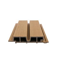 NewTechWood HKC co-extrusie Castellation PRO65 gevelbekleding, 3,3 x 18 x 390 cm, Red Cedar.