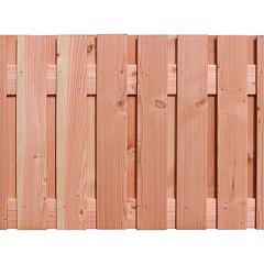 Douglas geschaafd plankenscherm 21-planks 16 mm, 180 x 90 cm t.b.v. betonsysteem, onbehandeld.