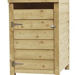 Containerkast enkel, 128,7 x 79,5 x 89 cm.