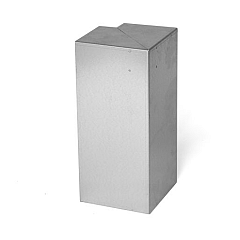 Overzetstuk muurelement hoek | Verzinkt | 17x45x12,8 cm