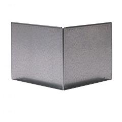 Uitwendige hoek | Kantopsluiting Single/Flex | Verzinkt | 16,5 cm