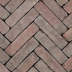 Art Bricks | Fabritius | Rood/Bruin | Getrommeld | 5x20x6 cm