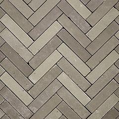 Straatsteen | Gebakken | Hollandse Streken | Twents | Grijs gen. | Getrommeld |  6,5x20x6 cm