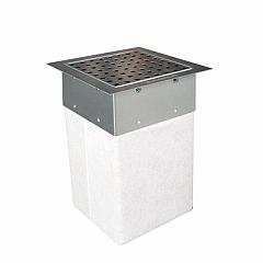 Infiltratie put rooster verzinkt | Hydroblob | IP15 VS | 25x25x35 cm