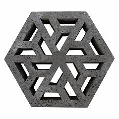 Eco Tegel | Schellevis | Oud Hollands | Antraciet | 37,5x37,5x7 cm