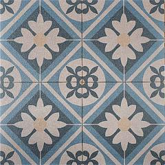 Tegel | Designo | Mosaic Blue | Blauw | Gecoat | 60x60x3 cm