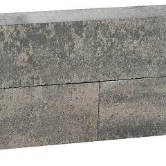 Forto Walling | Grijs/Zwart | 60x10x10 cm