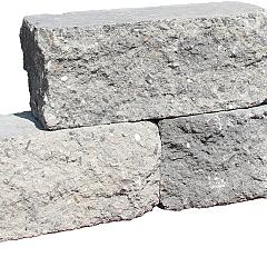 Cliff Walling | Grijs/Zwart | Getrommeld | 30x12x12 cm