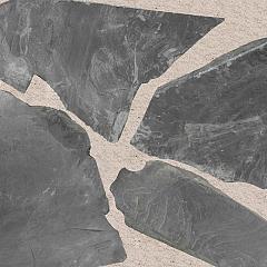 Flagstones exclusief | Ultra black | Zwart | 3-4 cm