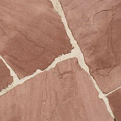 Flagstones per stuk | Weser (Duitsland) | Rood | 3-6 cm | Staptegel