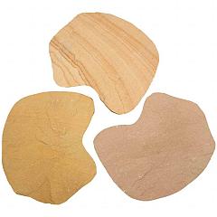 Flagstones per stuk | Golden Leaf | Geel | 5 stuks per m2 | Staptegel