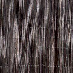 Natuurlijke schutting | Wilgenteenmat 1 stengel dik | Donker Bruin | 200x200 cm
