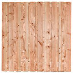 Tuinscherm | Douglas | Lima 21 planks/16mm | Blank | Geschaafd/Onbehandeld | RVS Geschroefd | 180x180 cm