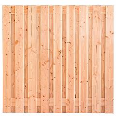 Tuinscherm | Douglas | Douglas | Alder 19 planks/16mm | Blank | Geschaafd/Onbehandeld | RVS Geschroefd | 180x180 cm