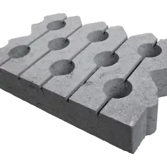 Grasbetontegel type J 40x60x12(60 cm. zijde vlak + bovenzijde vlak) K85912 klasse B BK15 GRN+