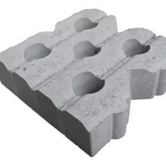 Grasbetontegel type L 40x40x12(40 cm. zijde vlak) K85912  BK25 GRN+