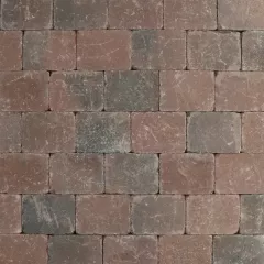 Metro Trommelsteen 15x20x6 rood genuanceerd