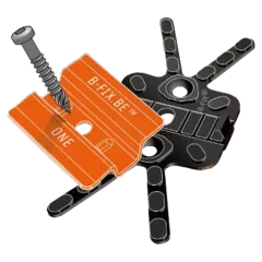 B-fix Air ventilatiewig  zwart HDPE (100st)