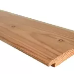 Excellent/Elegant Achterwand Douglas Half Lips Verticaal 500cm