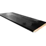 Excellent/Elegant Achterwand Vuren Zwart Half Lips Verticaal 580cm