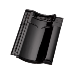 VHV Vario dakpan zwart verglaasd