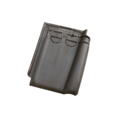 TdN44 dakpan blauw gesmoord