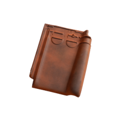 TdN44 dakpan rustiek engobe