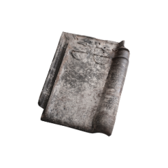 TdN44 dakpan oud latem blauw gesmoord