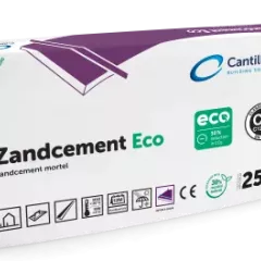 Zandcement Eco | Dekvloermortel | Granulometrie 0/5 mm | Grijs | Zak 25 kg
