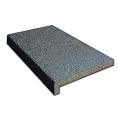 Orient Black randtegel RECHTE GEZOETE NEUS gevlamd type A hoek inw.