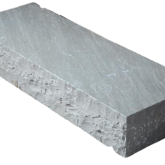 Kandla gres traptrede gekapt 100x35x14-16 cm. grijs