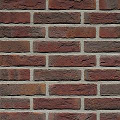 Blauwrood Genuanceerd | Waal Formaat | Handvorm | Steenstrips | 210 x 100 x 50