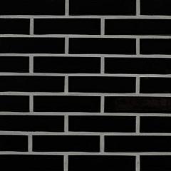 Crystal Zwart | Waal Formaat Glazuur: 1x strek + 2x kop | Strengpers | 210 x 100 x 50