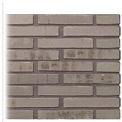 Gevelsteen | Vormbak Wasserstrich | Pompeï Nero (Grijs gesinterd) | Hilversums formaat