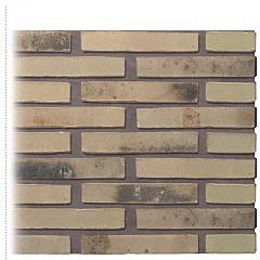 Gevelsteen | Vormbak Wasserstrich | Cyrene Nero (Pistache gesinterd) | Hilversums formaat