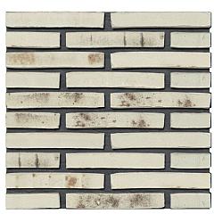 Gevelsteen | Vormbak Wasserstrich | Alexandrië Nero (Wit gesinterd) | Hilversums formaat