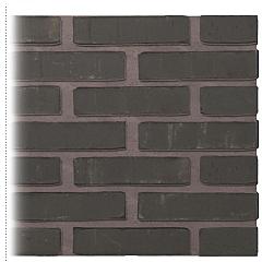 Gevelsteen | Vormbak Wasserstrich | Zwart | Waalformaat